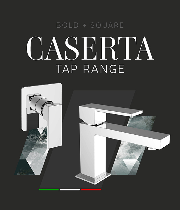 Tivoli Caserta Chrome Bathroom Tap Collection