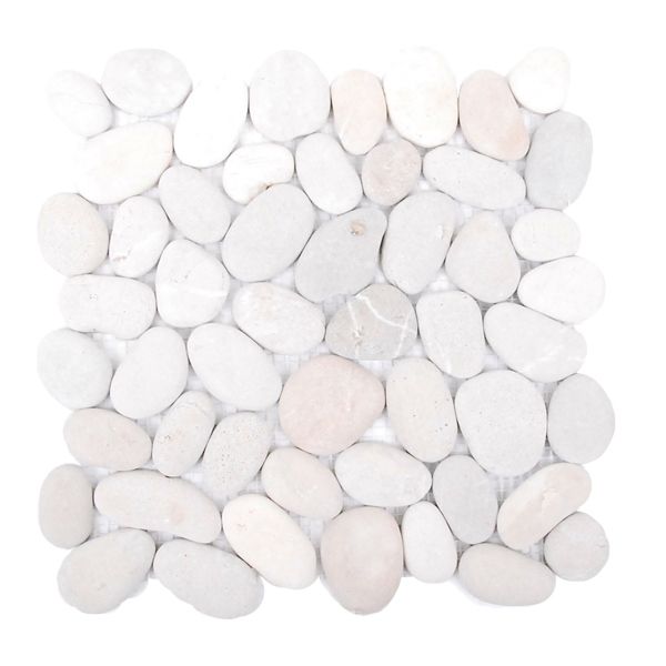 Island Stone French Tan Perfect Pebble Mosaic Sheet 300 x 300mm