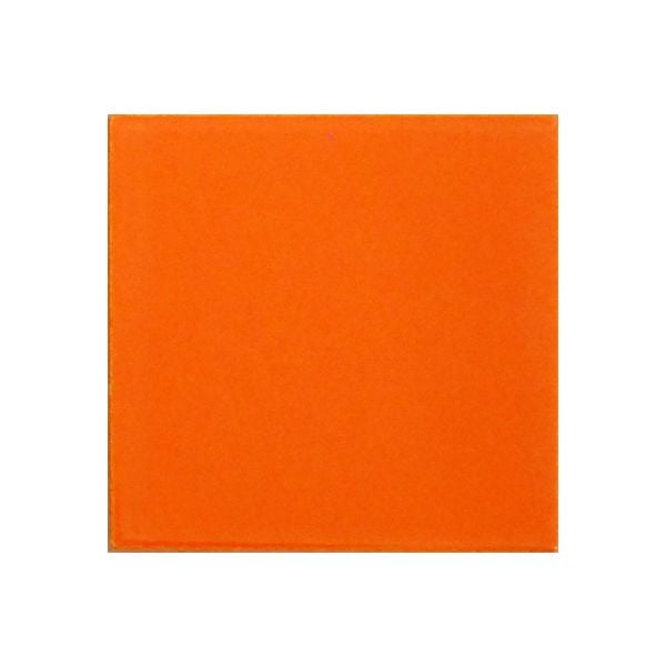 Piccolo Orange Gloss Ceramic Tile 100 x 100mm