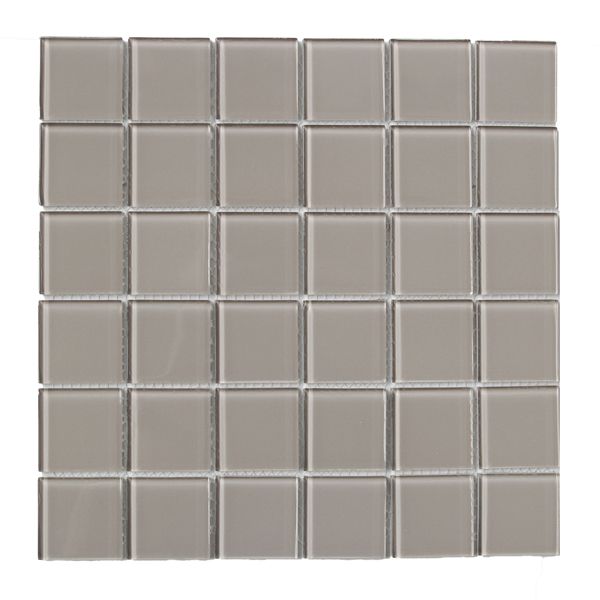 Taupe Glass Mosaic 4x300 x 300mm