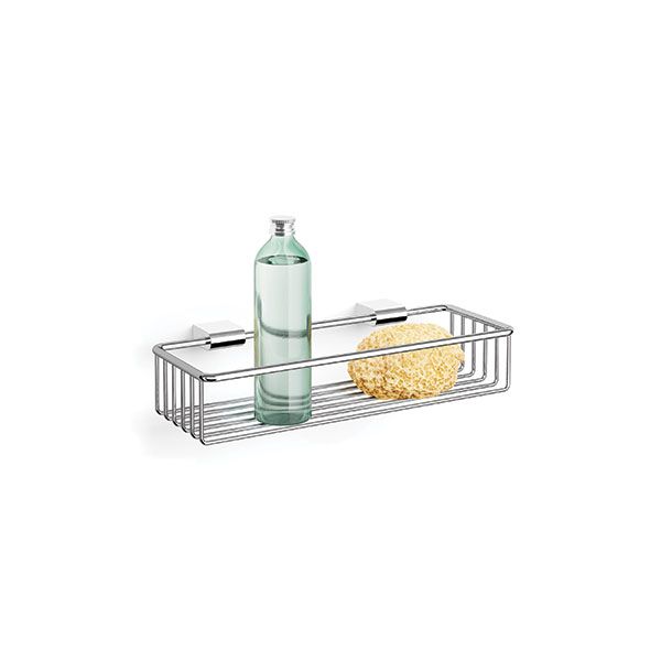 Zack Atore Polished Stainless Steel Shower Basket Large 85 x 175 x 375mm