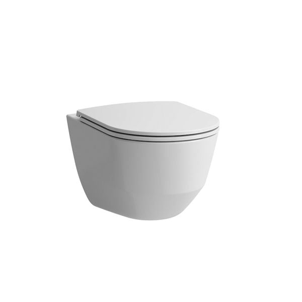 Laufen Pro White Wall Hung Rimless Toilet Excluding Seat