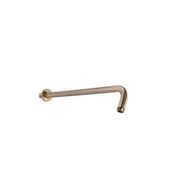Traditional Shower Arm Brushed Bronze 400mm