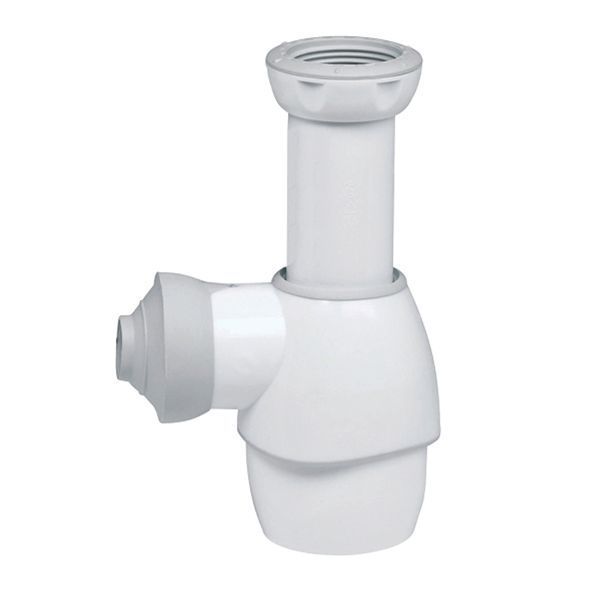 Wirquin All In One White Universal Bottle Trap With 32 &amp; 40mm Outlet