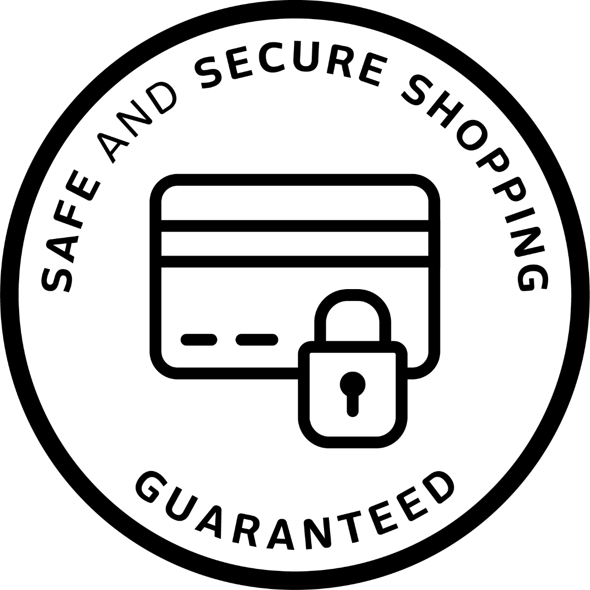 Safe and secure shopping guaranteed.