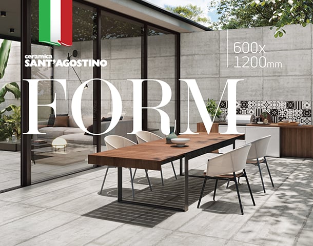 Introducing Award-winning Form by Ceramica Sant’Agostino. 
