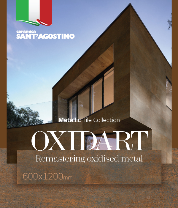 Introducing the Oxidart Tile Collection by Ceramica Sant’Agostino.
