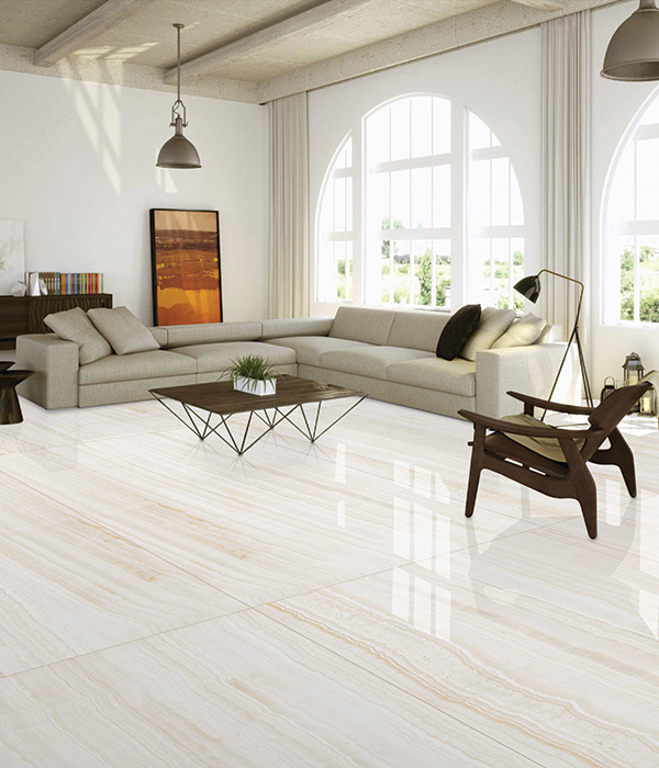Create the Quiet Luxury Look With Italtile's Onyx White Travertine in Beige