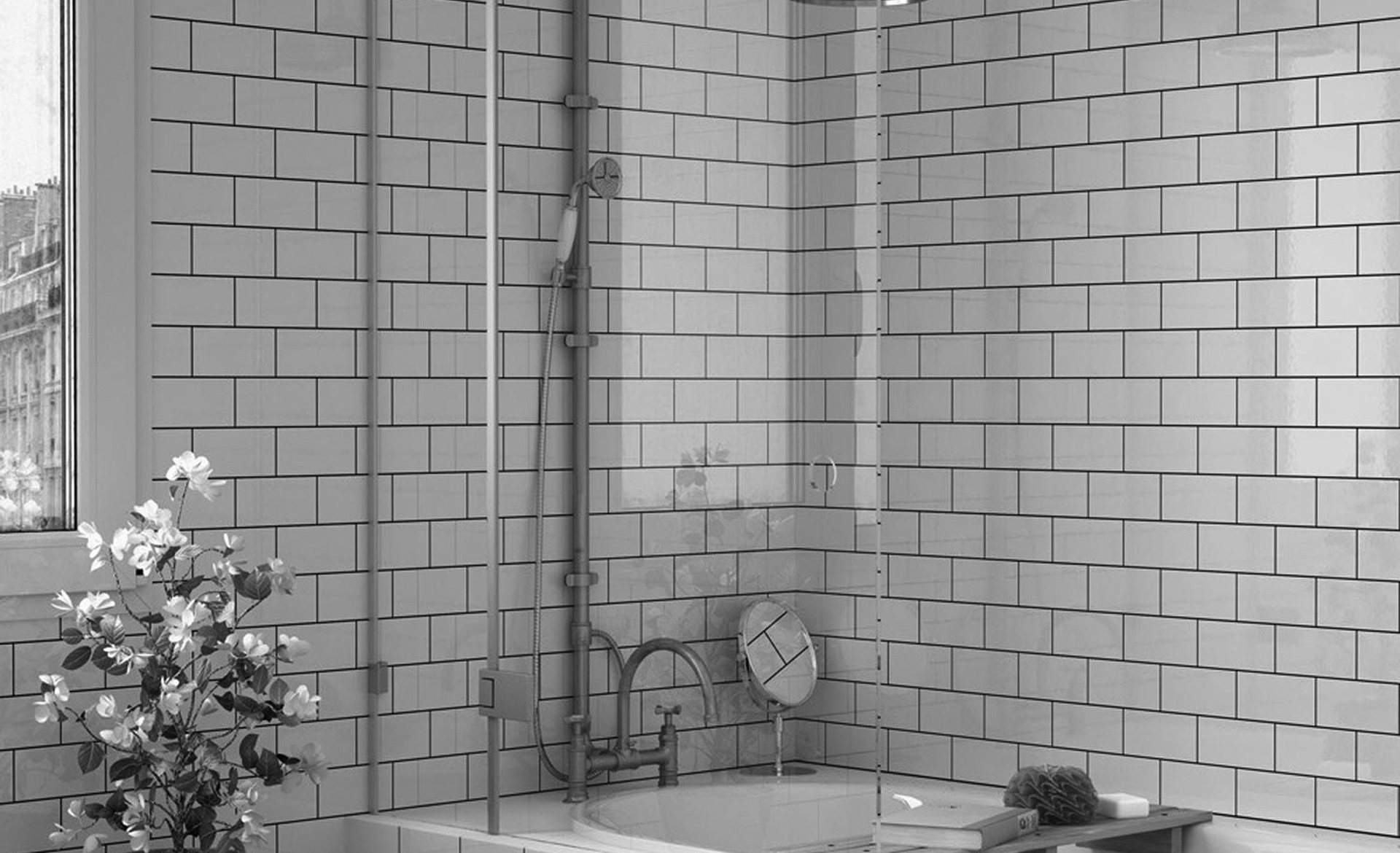 Flat White Matt Subway Wall Tile 75x150mm, Subway Tiles Bathroom